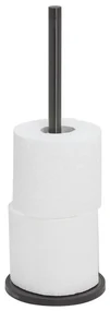 Tiger Tune Reserverolhouder vrijstaand Zwart metaal geborsteld / Zwart 12.6x35.6x12.6cm 1325538946