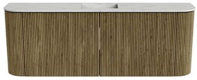 Mondiaz Joya DLux 115cm toiletmeubel ronding links/rechts dusk met wastafel faye midden zonder kraangat opalo