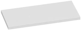 BRAUER MDF - Wastafelblad - 100x46x4cm - zonder kraangat - MDF - hoogglans wit i2908-36