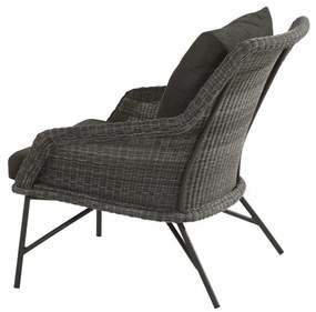 4 Seasons Outdoor Samoa loungestoel  Loungestoel    antraciet weerbestendig