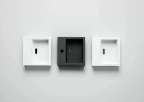 Clou Flush 1 fontein 28cm solid surface wit mat