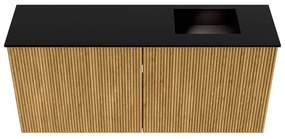 Mondiaz Joya 90cm toiletmeubel oak met wastafel faye rechts 1 kraangat urban