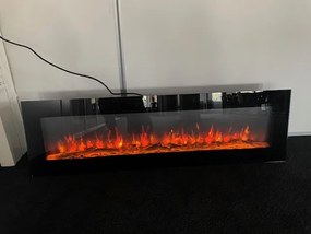 LumberQ In- opbouwsfeerhaard Kira 120 x 35 x 12,5 cm - 2e KEUS