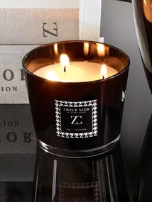 Sizland Dezign® Geurkaarsen – Geurkaarsen geschenkset – Geurkaars Amber Noir- Geurkaars in glas