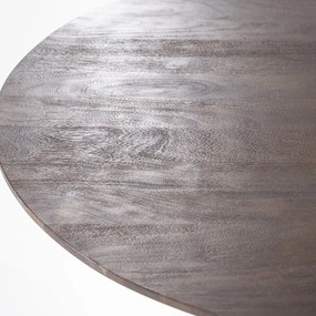 Eleonora Donny Ronde Eettafel Mangohout Bruin - 130 X 130cm.