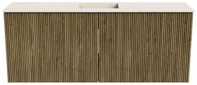 Mondiaz Joya DLux 100cm toiletmeubel dusk met wastafel faye midden 1 kraangat meli