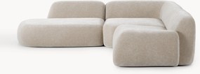 Modulaire hoekbank Wolke (4-zits) met chaise longue