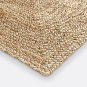 Rechthoekig vloerkleed in jute XXL, Aftas