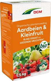 DCM meststof voor aardbeien &amp; kleinfruit – 1,5 kg – voor 20 m² – bio