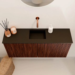 Mondiaz Joya 90cm toiletmeubel ruby met wastafel faye midden zonder kraangat urban