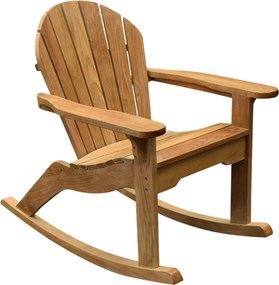 Canadian bearchair schommelstoel teak