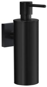 Smedbo House Zeepdispenser - 5x16x10.5cm - zelfklevend / boren - Massief messing Mat Zwart RB370