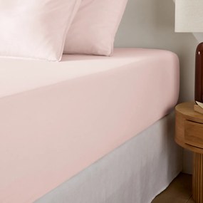 Effen hoeslaken in gewassen katoen, omslag 30 cm, Scenario