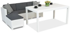 Colorado Relax Corner 4 witte Bica technorattan loungemeubelset