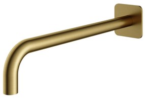 Hotbath Gal wandarm 40cm geborsteld messing PVD