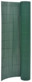 vidaXL Tuinafscheiding dubbelzijdig 110x300 cm groen