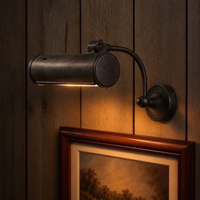 Schilderijlamp Matisse Antiek Zwart