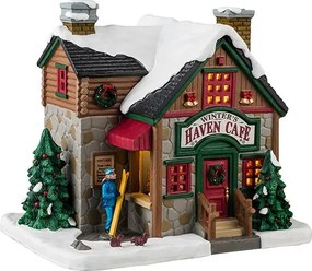 Lemax - 'Winter's Haven Cafe' - Verlicht gebouw