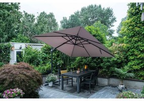Garden Impressions Hawaii zweefparasol Lumen LED 300x300 cm - zand