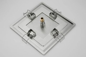 Saniclear Plus inbouw regendouche met inbouw douchekop 30x30cm en glijstang RVS
