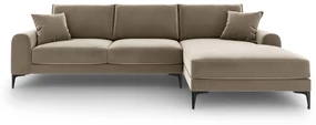 4.5-zitshoekbank Madara rechts velvet | Mazzini Sofas