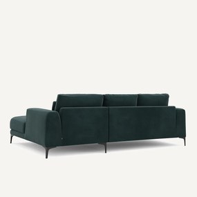 Rechtse hoekbank fluweel, Marsile