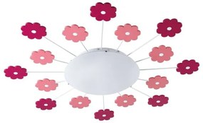 EGLO 92146 Plafondlamp VIKI Bloem roze
