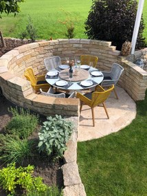Bellagio Ferrone dining tuintafel Ø 150cm (h:75cm)
