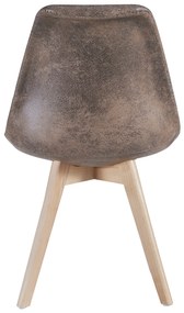 Pak 4 Synk Vintage Stoelen