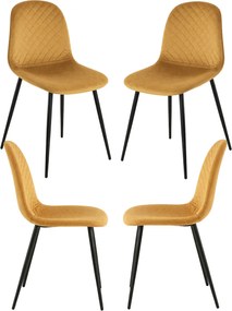 Set 4 Boide Stoelen