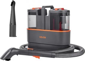 VEVOR Tapijtreinigingsmachine 1,5 L Verswatertank &amp; 0,8 L Vuilwatertank, Draagbare Meubelreiniger, 11,5 kPa Wasstofzuiger Vlekkenreiniger voor Tapijt Bank Huishoudelijke Reiniging