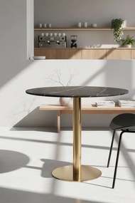 Tafel Firro Rond 70cm Goud