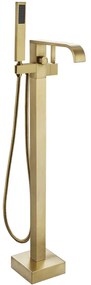 Vloeren badmengkraan Rea Carat Gold Brush