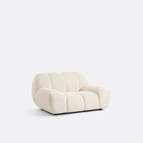 XL fauteuil, reliëfstof, Nuria