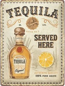 Metalen bord Tequila