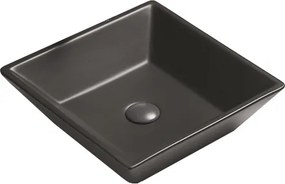 Mexen Pola opbouw wastafel 41 x 41 cm, zwart mat - 22224185