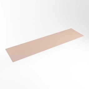 Mondiaz TOP 41 Topblad - 160x41x0.9cm - geschikt voor afdekplaat - Solid surface - Rosee XIM49856Rosee