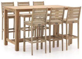Barset ROUGH  | 6 personen | Tuinset teakhout | 7-delig | Kees Smit Tuinmeubelen