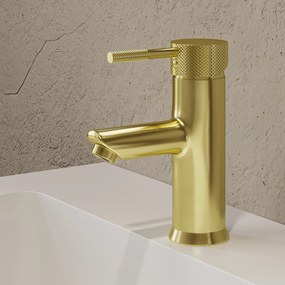 Saniclear Brass Curved hendel voor wastafelkranen (SK24880 en SK24879)