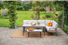 Garden Impressions Kalibo lounge dining set 6-delig - desert sand