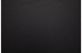 Goossens Excellent Salontafel Ferris rond, hout eiken zwart, elegant chic, 80 x 33 x 80 cm