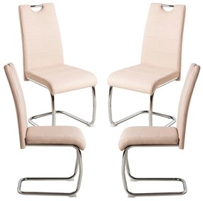 Set 4 Stoffen Hallen Stoelen