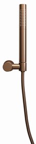 Mueller Bronzo staafhanddoucheset met wandhouder brons geborsteld