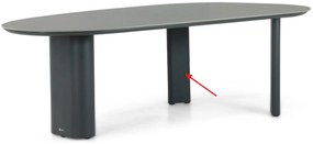 Dining Tuintafel  300 x 120 cm Grijs Weave