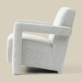 Japandi Fauteuil Creme Stof