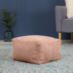 Theo Corduroy Poef - Roze
