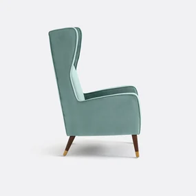 Fauteuil XXL in fluweel, (Y)