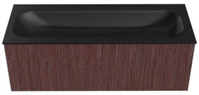 Mondiaz Kurve 120cm badmeubel ruby met 1 lade en wastafel big large midden zonder kraangat urban