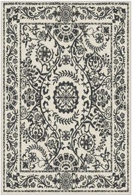 Wasbaar laagpolig vloerkleed Delphina antraciet