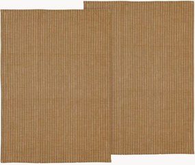 Katoenen theedoeken Line, 2-delig